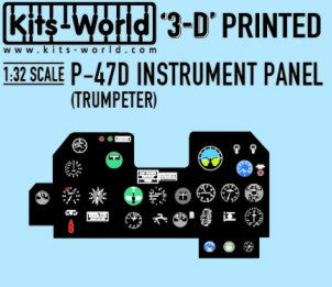 1/32 3D Color Instrument Panels P47 for TSM