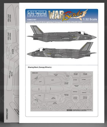 1/32 F35A Lightning II Canopy/Wheels Mask for ITA