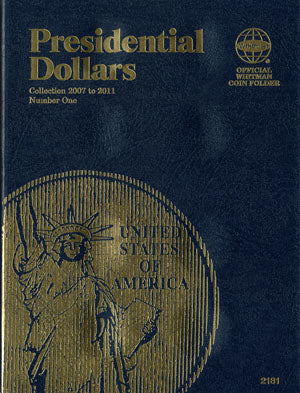 Presidential Dollars Collection 2007 to 2011 Coin Folder