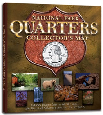 National Park Quarters Collector's Map Coin Folder