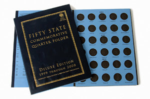 Fifty State Commemorative Quarter 1999-2009 Deluxe Coin Folder