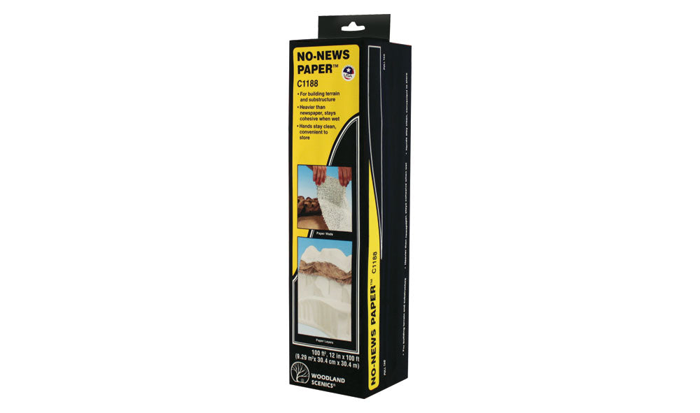 12"x100' No-News Paper
