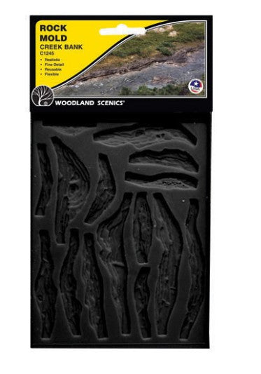 Rock Mold- Creek Bank (2) (5"x7")