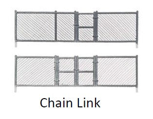 HO Chain Link Fence (8pcs)