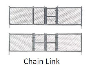 N Chain Link Fence (8pcs)