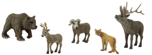 Scene-A-Rama Scene Setters North American Widlife Animals (5)