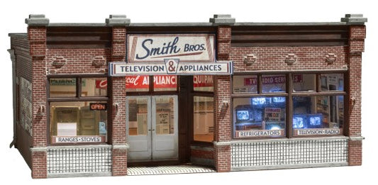 N Built-N-Ready Smith Brothers TV & Appliance Store LED Lighted