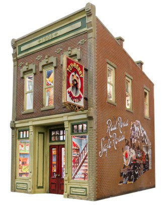 N Built-N-Ready Toy & Hobby Junction 2-Story Shop LED Lighted