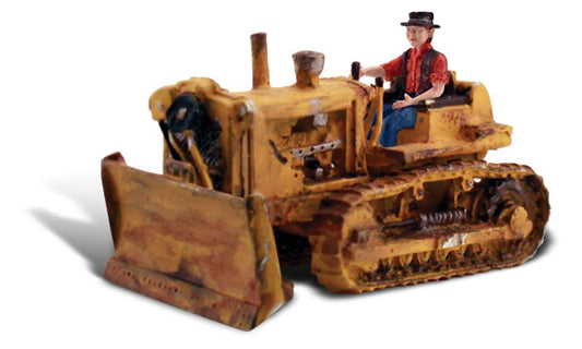 HO Autoscene Dewie's Dozer w/Figure