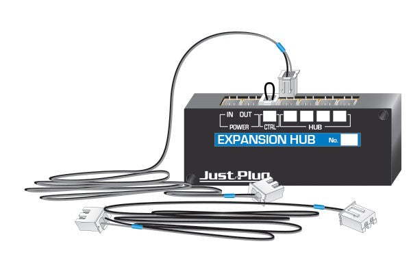 Just Plug: Expansion Hub w/4 48" Connecting Cables