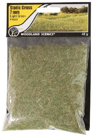 Static Grass- Light Green (7mm Bag)