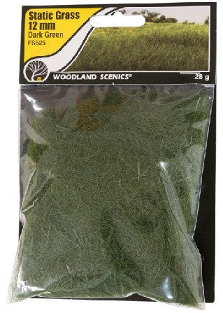 Static Grass- Dark Green (12mm Bag)