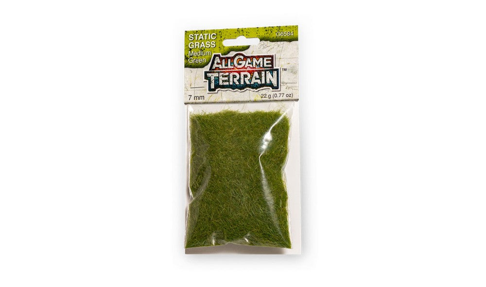 All Game Terrain: Static Grass Medium Green (7mm)