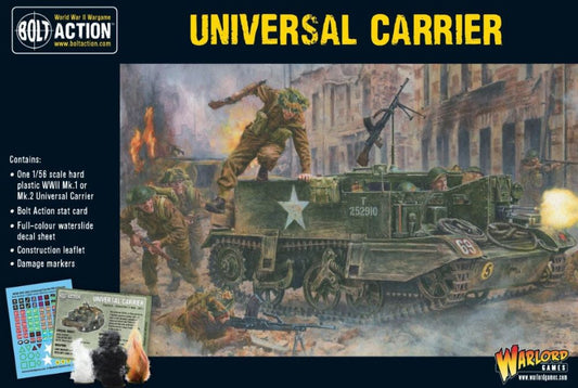 28mm Bolt Action: WWII British Armored Universal Carrier (Plastic)