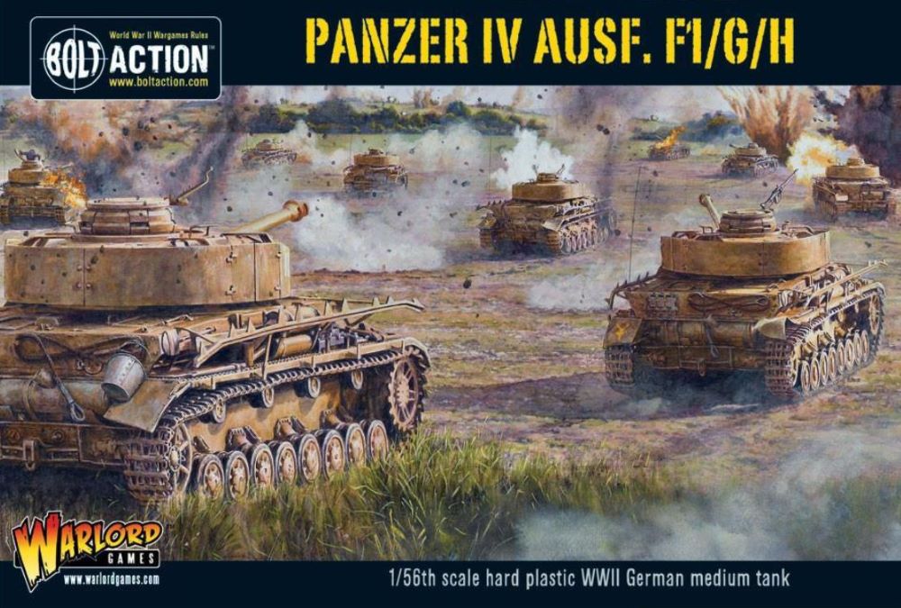 28mm Bolt Action: WWII Panzer IV Ausf F1/G/H German Medium Tank (Plastic)