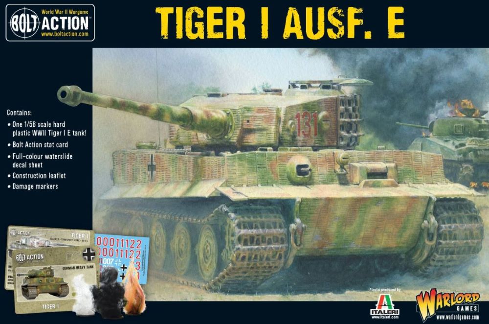 28mm Bolt Action: WWII Tiger I Ausf E German Heavy Tank (Plastic)