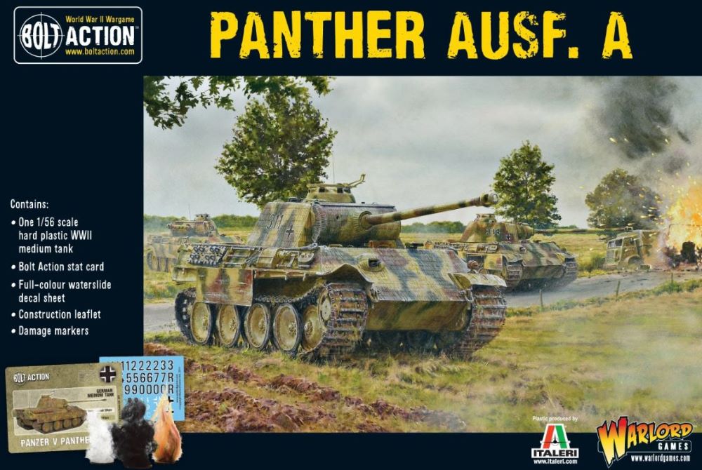 28mm Bolt Action: WWII Panther Ausf A German Medium Tank (Plastic)