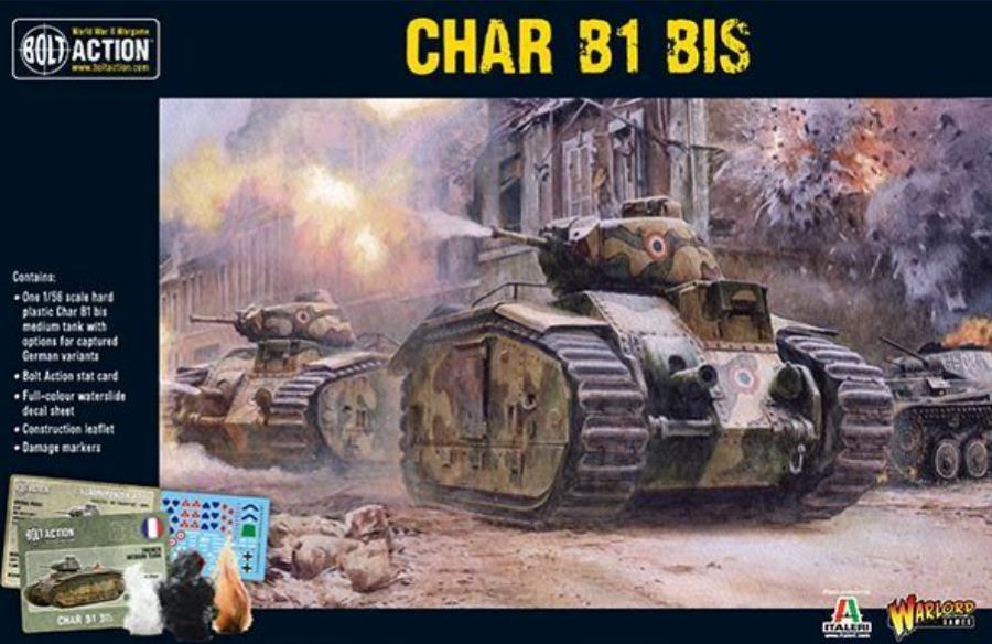 28mm Bolt Action: WWII Char B1bis French Medium Tank (Plastic)