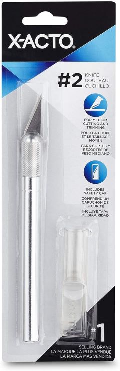 No.2 Mediumweight Precision Knife w/Safety Cap (cd)