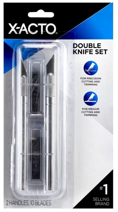 Double Knife Set w/10 Assorted Blades (cd)