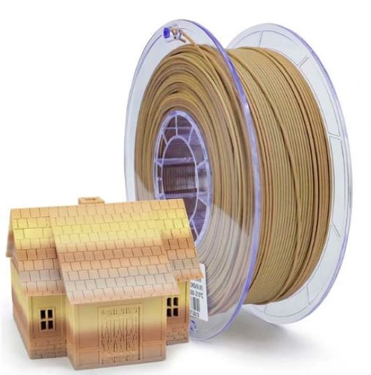 Gradient Matte PLA Wood Grain 1.75mm 3D Printing Filament 1kg/roll