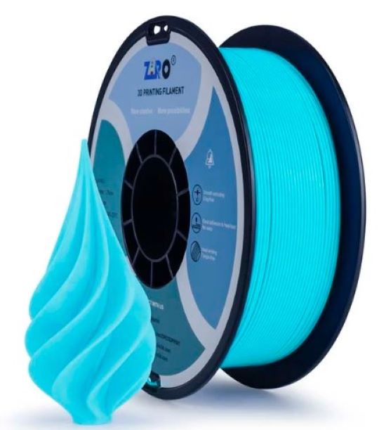 PLA PRO Cyan 1.75mm 3D Printing Filament 1kg/roll