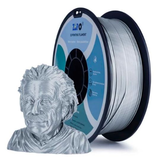 PLA PRO Silver 1.75mm 3D Printing Filament 1kg/roll